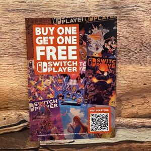 Switch Player Magazine Flyer Promo BOGO Offer October 2021 Nintendo Gaming 4x6